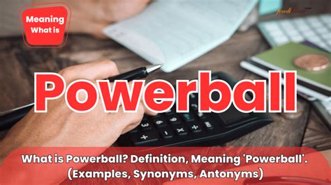 powerball meaning|who runs the powerball.